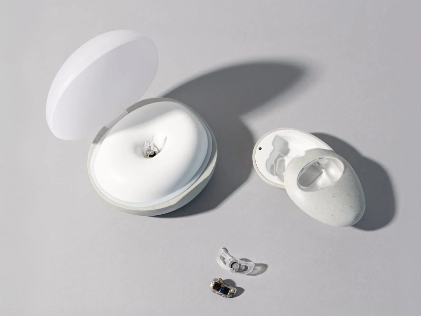 Lumia Health base station and earpieces